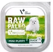 Vetexpert RAW PALEO Pâte Mini Puppy antiena – drėgnas ėdalas šunims – 150g