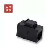 Lynx CS LYNX keystone spojka UTP Cat5e, 8P8C, juoda