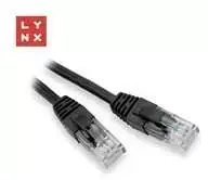 LYNX UTP jungiamasis kabelis Cat5e, PVC, CCA, 3m, juodas