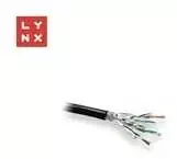 LYNX SFTP kabelis, Cat6a, PE, varinis, lauko sąlygoms, juodas, ritė 500 m