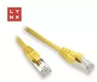 LYNX FTP jungiamasis kabelis Cat5e PVC, CCA, 10m, geltonas