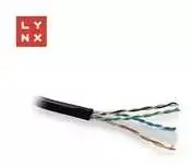 LYNX UTP kabelis, Cat6, PE (FCA), varinis, lauko sąlygoms, juodas, dėžutė 305m