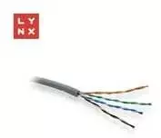 LYNX UTP kabelis Cat5e, LSOH, varinis, vidaus naudojimui, pilkas, dėžutė 305m