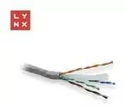 LYNX UTP kabelis, Cat6, PVC (Eca), varinis, skirtas naudoti viduje, pilkas, dėžutė 305m