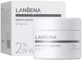 Purenskin LANBENA_Nose Plants 2.0 nosies valymo juostelės su 2% BHA, 30 g