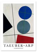 Poster posters Sophie Taeuber composition 21x29,7 cm A4