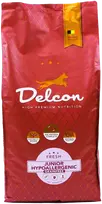 Delcon Visavertis begrūdis hipoalerginis pašaras jauniems šunims JUNIOR HYPOALLERGENIC / 10 kg