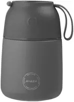 AYA&IDA Termosas maistui Food'ie 'Dark Pilkas' - 500 ml