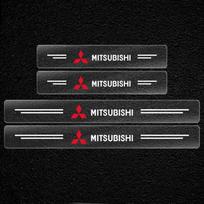 4PCS Car Threshold Protector Sticker for Mitsubishi Pajero Outlander Lancer Eclipse Cross Transparent Anti-scratch Guard
