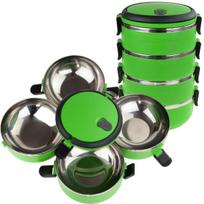 Termos Obiadowy Menażka Na Żywność Lunch Box Pojemnik 4 Części 2,8L