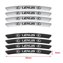 Interior Stickers Car Accessories 4PCS Wheel Hub Cap Metal Logo Sticker For Lexus IS IS250 IS250C IS300 IS300C IS350 IS350C F SP sidabras