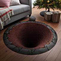 Dart Board Mats Water Fire Design Beer Theme Game Room Carpets Non Slip Floor Targets for Home Entertainment 60cmx60cm