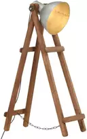 Pakabinamas šviestuvas Toršeras, sidabrinės spalvos, mango medienos masyvas, E27