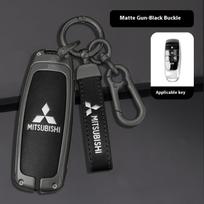 For Mitsubishi Outlander Pajero L200 Triton Colt Lancer EX Evolution X Ralliart Asx Car Zinc Alloy Key Case Bag Metal Key Shell