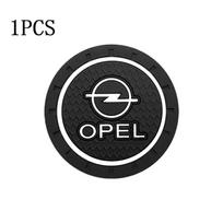 PVC Car Coaster Water Cup Anti-Slip Silicone Pads Interior Accessories For Opel Astra J K Corsa Vectra D Zafira B Insignia Mokka