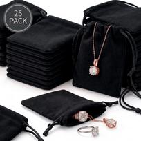 Gift For Her/Him: 25Pcs Plush Velvet Jewelry Storage Bag Set, Small Drawstring Gift Bags For Jewelry Storage, 14 Colors Mini Jewelry Bags For Rings 25PCS juoda
