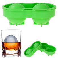 Foremka Silikonowa Na Duże Kule Lodowe Do Whisky Drinków Forma 2 Szt