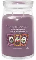 „Yankee Candle Signature“ mistinių taro kortų žvakė didelė, 567 g