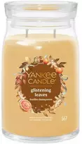 „Yankee Candle“ „Signature Glistening Leaves“ didelė žvakė, 567 g