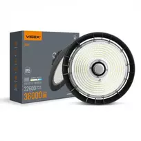 Pramoninis High Bay šviestuvas LED 200W 36000Lm 5000K IP65, VIDEX VL-HB01-2005B – Masyvus aliuminio radiatorius aušinimui