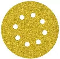 Šlifavimo popierius su lipnia juosta, 125 mm skersmens, 8 skylės, grūdėtumas 320, DeWalt [DT3118-QZ]