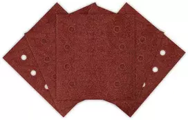 Papiery Švitrinis popierius su lipdukais, kvadratinis, 113 x 113 mm, P80, 5 vnt., su 8 skylėmis, skirtas 04-623