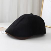 Men Casual Peaky Blinders Hat Spring Autumn Retro Beret Hats Wild Casual Hats Unisex Wild Octagonal Cap girl Newsboy English Hat juoda