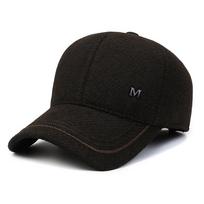 Men's Fleece-Lined ted Hat, Winter Ear Protection Beanie, Unisex Outdoor Color Block Cap, Warm, Windproof ruda