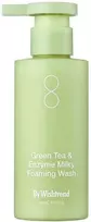By Wishtrend Žalias TEA & ENZYME MILKY foaming cleanser 140 ml