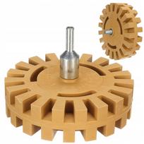 Gumowy Krążek Geko G78909 Do Usuwania Kleju + Adapter 8 Mm Karbowany