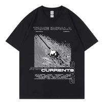 Tame Impala Currents Graphic T Shirts Men Women Hip Hop Rock Short Sleeve T-shirt Fashion Casual Male Cotton T-shirts Streetwear S įvairiaspalvis