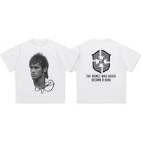 Cristiano Ronaldo Neymar American Football Star Print Cotton Short-sleeved T-shirt Women Clothing Print Fashion Men Oversize Tee S įvairiaspalvis