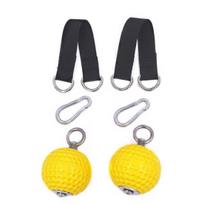 Pull up Ball Mini Strength Training Plastic Anti-slip Arm Muscles Exercise for Finger geltona