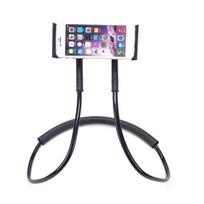 Universal 360 Degree Rotation Flexible Neckband Phone Holder Stand Strap Bracket juoda