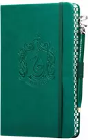 Insight Editions Knygutė - Slytherin Klasikinis Veganiškas Odinis Užrašų Bloknotas su 184 Puslapiais ir Rašikliu