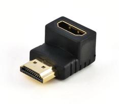 Adapter Hdmi Kątowy 90 Stopni Przejściówka Wtyk Gniazdo Gold Łamany