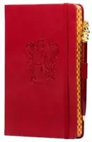 Insight Editions Užrašų Knygelė - Harry Potter Gryffindor Classic Vegan Leather 184 Liniuotų Puslapių su Rašikliu
