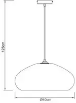Pakabinamas šviestuvas Lampa wisząca Domoletti PENDANT LIGHT PAPER E27 BROWN/Juodas