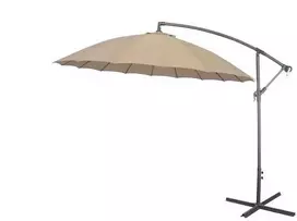 Sodo skėtis Domoletti, 300 cm, šviesiai rudas.