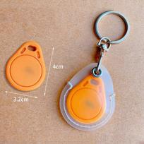 1-10pcs Transparent Bus Card Holder with Key Ring Convenient ID Card IC Card Bags Access Cards Protective Cases (as the picture,1pcs)