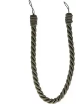 Užuolaidų virvelė Luance COT, 1.6 cm, tamsiai žalia