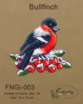 Embroidery Craft Siuvinėjimo rinkinys su karoliukais „Sniegena“ – rankdarbiams, dovanai