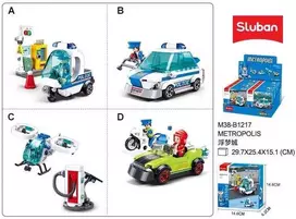 Sluban policijos automobilio konstruktorius „Patrulis“, 97 det., 6+
