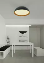 Lubinis šviestuvas Domoletti Lubinis LED šviestuvas SIAN D40 4000K juodas