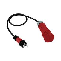 Adapter Przejściówka 1M Wtyk 230V Unischuko Na Gniazdo Siłowe 16A/5P
