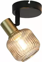 Lubinis šviestuvas Domoletti SPOT LIGHT SHADOW 2XE14 Juodas/GOLD