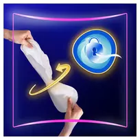 Always Platinum Secure Night Extra Size 5 Higieniniai Paketai su Sparneliais, 8 vnt.