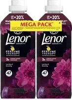LENOR Audinių minkštiklis "Diamond Figs & Lotus Flower" 2x987 ml (94 skalbimai)