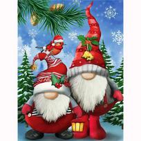 DIY Diamond Painting Santa Claus Cross Stitch Diamond Embroidery Pumpkin Picture Rhinestone Mosaic Christmas Gift Pintura Full Round 20x30CM