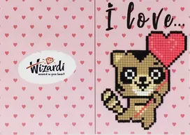 Wizardi Cards Beldizart Aš Myliu Tave (Meškėnas) WC0398